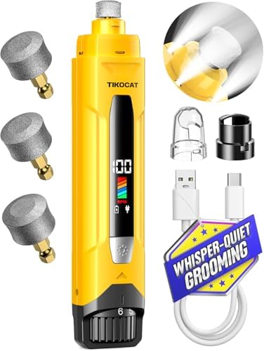 Whisper-Quiet Dog Nail Grinder 50%More Power by Unknown