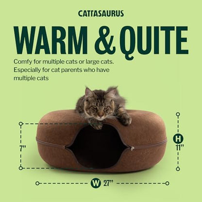 Cattasaurus Peekaboo Cat Cave Donut - Image 3