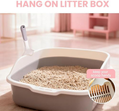 Cat Litter Scoop with Long Comfort Handle, Deep Sifting Shovel - Image 6