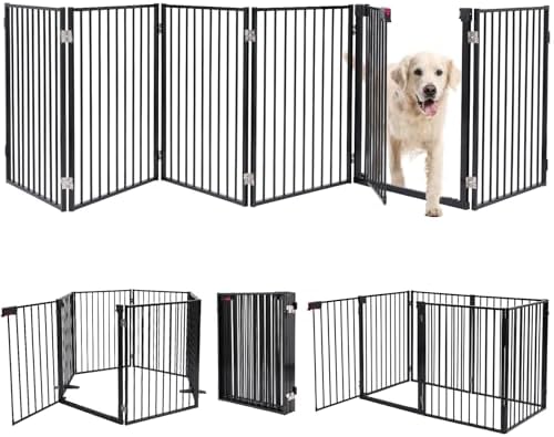 Metal Freestanding Dog Gates by FurggisPet