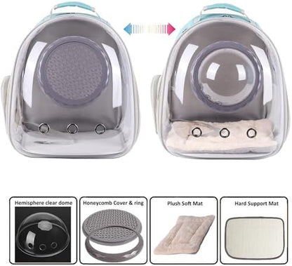 Large Cat Bubble Backpack Carrier, Front Extension - Image 3