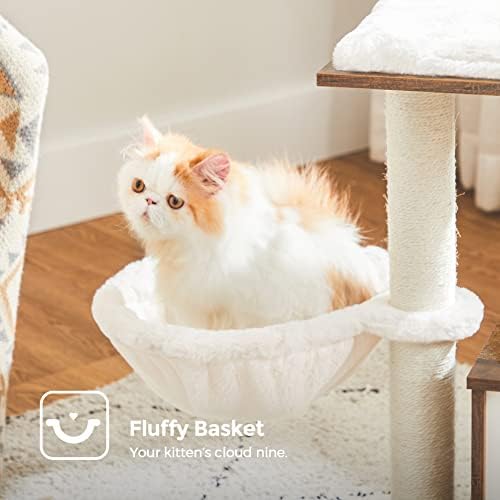 Feandrea Small Cat Tree for Kittens, Cat Condo - Image 5