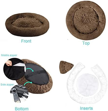 SAVFOX 54 inches Calming Donut Dog Bed - Image 5
