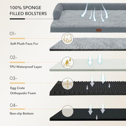 Waterproof Orthopedic Dog Bed for Extra Large Dogs - Image 7