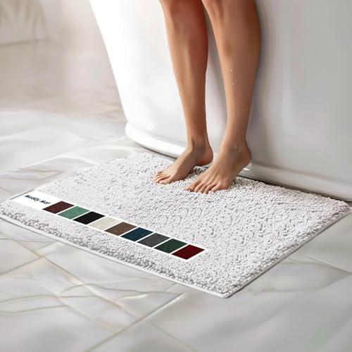 Muddy Mat® | Chenille Bathroom Rugs Quick Dry Microfiber Mats Non Slip Washable by MuddyMat%C2%AE