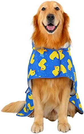 HDE Hooded Dog Bathrobe Quick Dry Towel Wrap - Image 4
