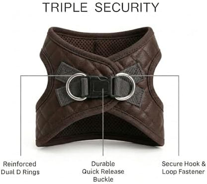 Step in Dog Harness, Lightweight Breathable Mesh Soft Padded Pet Vest, Vegan - Image 3