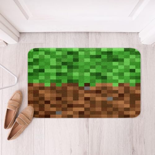 Manfei Pixelated Bath Mats, 20Wx32L Inches by Manfei