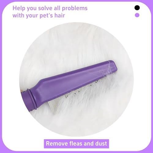 Pet Flea Comb for Dogs & Cats, Removes Tangles & Flea, Tear Stain Removal - Image 3