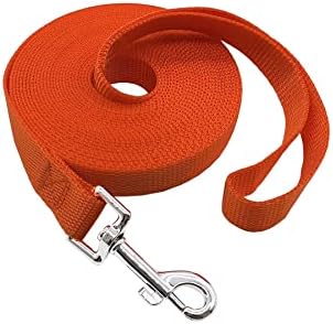 Nylon Training Dog Leash for Small Medium Large Dogs, 15ft 20ft 30ft 50ft Long by FancyCorgi