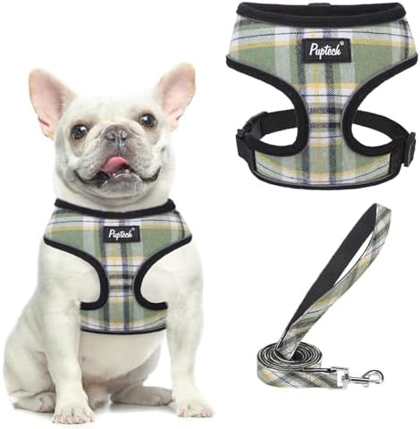 PUPTECK Small Dog Harness and Leash Set No Pull by PUPTECK