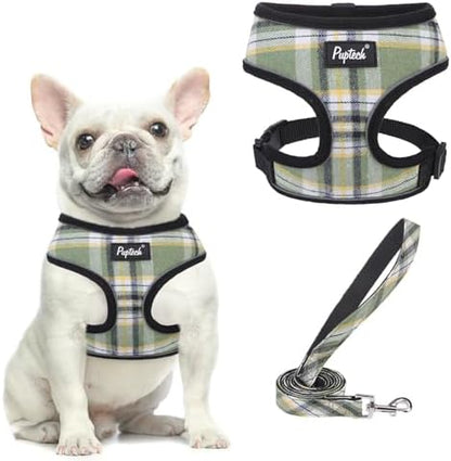 PUPTECK Small Dog Harness and Leash Set No Pull by PUPTECK