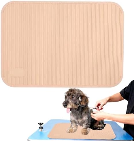 Dog Grooming Table Mat Pad Non Slip，Silicone Durable Premium Non-Slip Dog Bath by Unknown