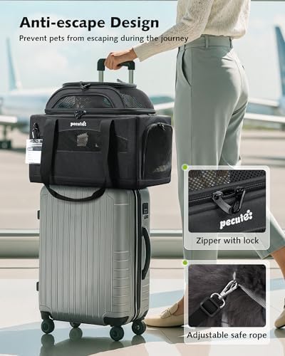 Pecute Top Expandable Airline Approved Pet Carrier - Image 6