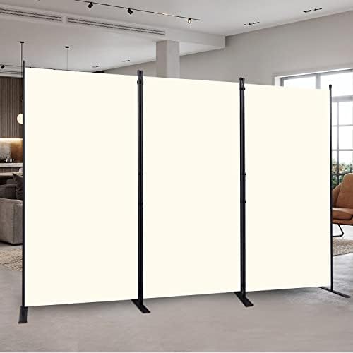 Room Divider 3 Panel-102''Wide, 6FT Room Dividers and Folding Privacy Screen by HOMSCREENER