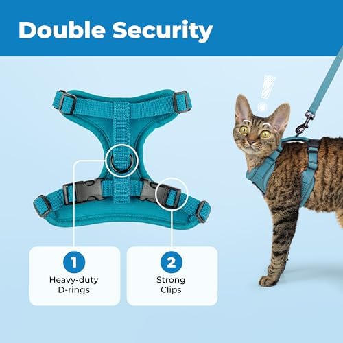 Voyager Escape-Proof Step-in Cat Harness & Leash - Image 5