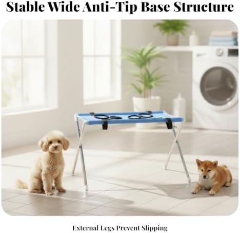Dog Grooming Stand with Mesh - Image 6