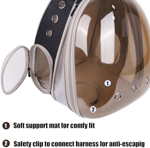 Large Cat Backpack Carrier, Front Extension - Image 6