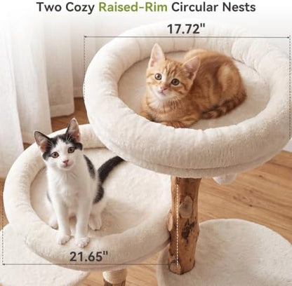 Wood Cat Tree, Modern Cat Tower - Image 6