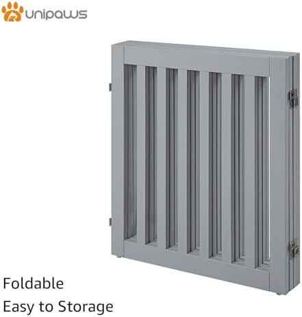 unipaws 24”H Free Standing Pet Gate - Image 5