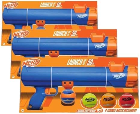 Nerf Dog Tennis Ball Blaster Dog Toy, 20 Inch Large Blaster by GramercyProductsInc