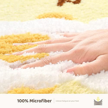 Molesun Cat Bath Mat 18x26, Soft Absorbent Microfiber Bath Rugs - Image 5