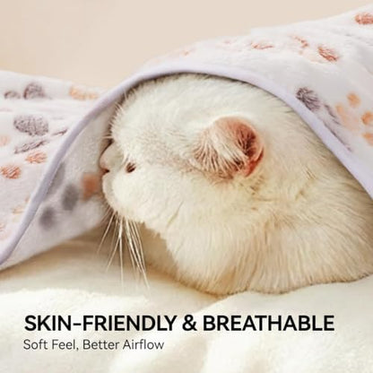 LINENLUX Dog Blankets 3-Pack, Super Soft Fluffy Fleece Pet Throw Warm - Image 6
