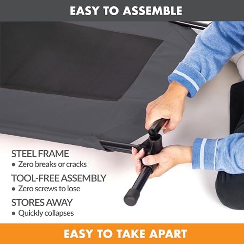 K&H Outdoor Elevated Dog Bed for Medium & Large Pets - Image 4