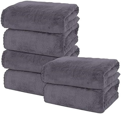 MOONQUEEN 6 Pack Premium Bath Towel Set by MOONQUEEN