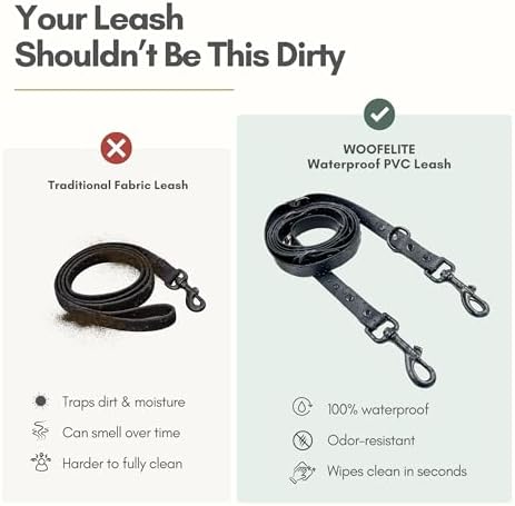 Hands-Free Waterproof Dog Leash, Adjustable Waist & Crossbody Leash - Image 4