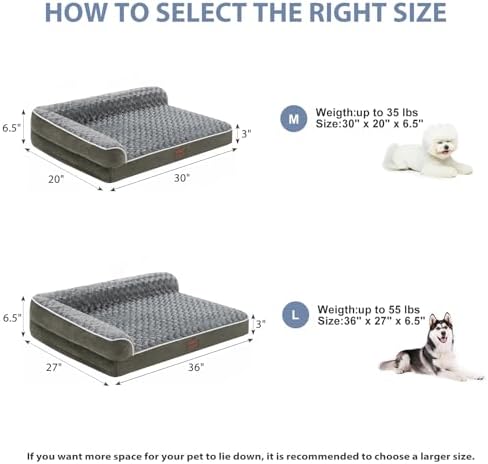 BFPETHOME Orthopedic Washable Dog Bed, Sleeping Couch - Image 4