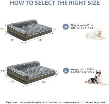BFPETHOME Orthopedic Washable Dog Bed, Sleeping Couch - Image 4