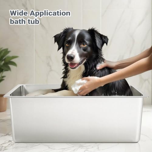 Kirecoo Large Stainless Steel Cat Litter Box High Sided - Image 6