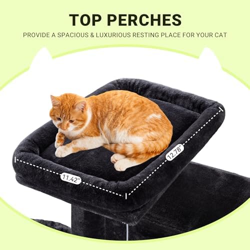 Allewie 64 Inches Multi-Level Cat Tree Tower - Image 4