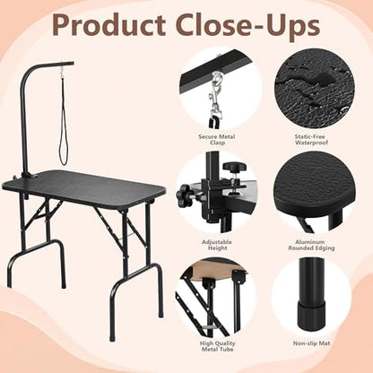 Yaheetech 32 Inch Sturdy Dog Grooming Table - Image 4