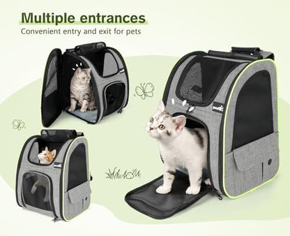 pecute Cat Backpack Carrier Expandable, Cat Backpack - Image 7