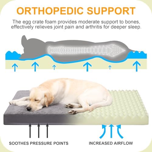 KSIIA Orthopedic Dog Bed for Large Dogs - Image 2