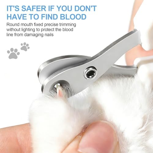 Cat Nail Clipper with Circular Cut Hole, Avoiding Excessive Cutting, Suitable - Image 2