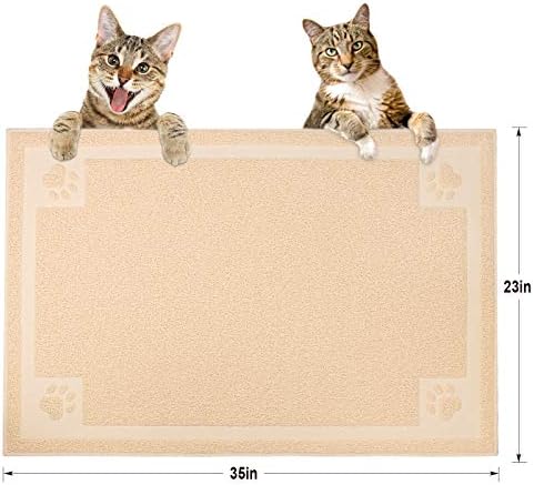 UPSKY Large Cat Litter Mat Trapper 35"×23", Waterproof - Image 2