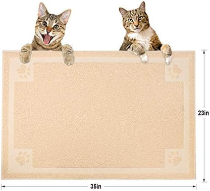 UPSKY Large Cat Litter Mat Trapper 35"×23", Waterproof - Image 2