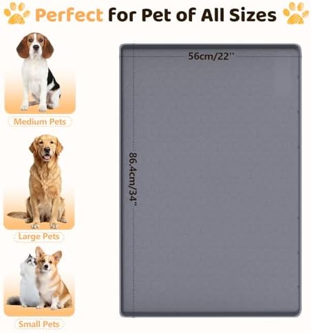 Silicone Dog Bed Mat 34"x 22" Crate Mat - Image 4