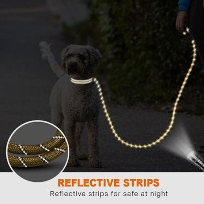 Taglory Rope Dog Leash for Small Medium Dogs, 4 FT Padded Handle - Image 5