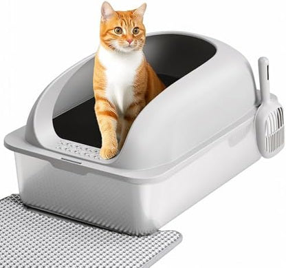 OLIXIS Stainless Steel Large Cat Litter Box by OLIXIS