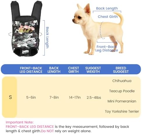 Mosago Dog Backpack Carrier, Front Chest Carrier - Image 3