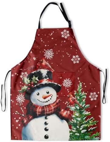 Sweetshow Cute Dog Apron with 2 Pockets and Adjustable Neck Waterproof Kitchen - Image 2