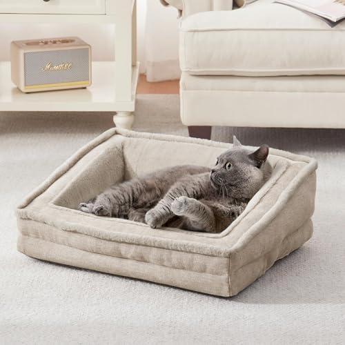Laojin Balhen Cat Couch for Pets, Washable Cat Beds for Indoor Cats, Super Soft by LaojinBalhen