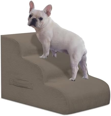 Mesa Lemon 3 Step Dog Stairs Pet Ramp by MesaLemon