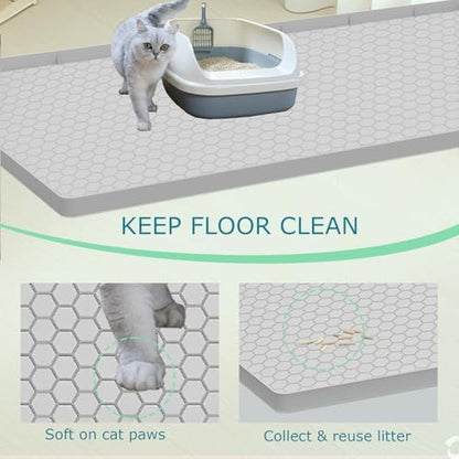 Cat Litter Mat, Silicone Large Cat Mat - Image 2