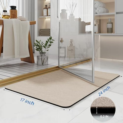 Bath Rugs 24x17-Diatomaceous Earth Stone Bath Mats - Image 2