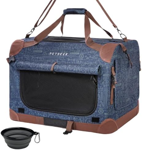 Extra Large Cat Carrier Soft Sided, Portable Small Dog Carrier by Petseek